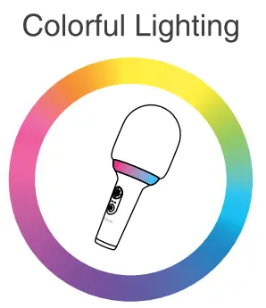 fifine E2 Mini Microphone Handheld Kids Microphone Wireless Karaoke Microphone - FIG 9