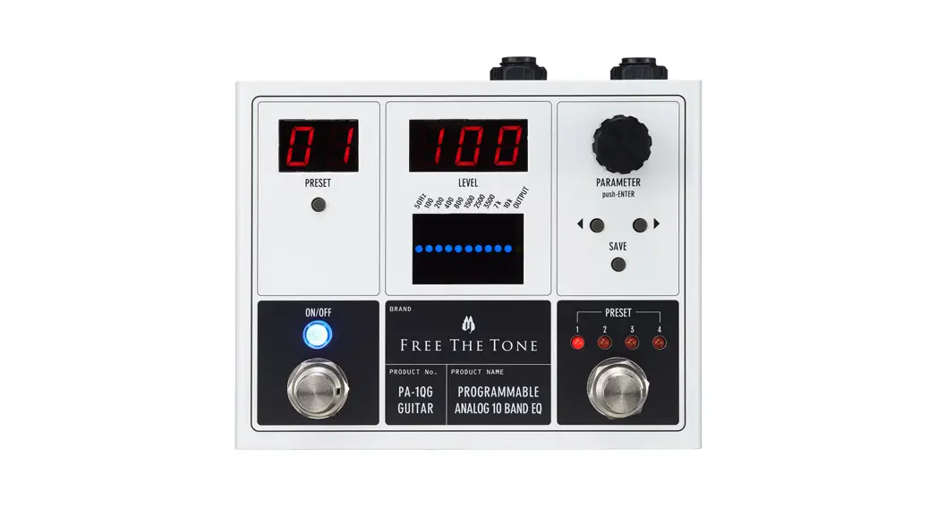 Free The Tone Pa-1qg Analog 10 Band Programmable Eq For Guitar User Manual