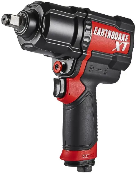 EARTHQUAKE XT EQ12RXT Composite XTreme Torque Air Impact Wrench