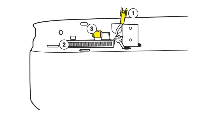 TRUCKSTYLE SWEDEN Sunvisor 30 cm for Scania NG Custom 7 - Connect the front mirror’s connector