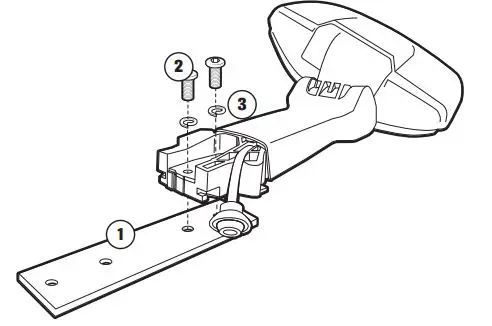 TRUCKSTYLE SWEDEN Sunvisor 30 cm for Scania NG Custom 7 - Place the mirror extender (1) on the front mirror