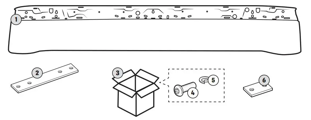 TRUCKSTYLE SWEDEN Sunvisor 30 cm for Scania NG Custom 7 - overview