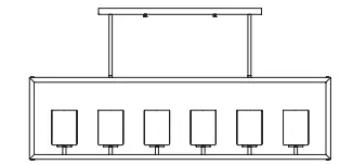 Hunter-19548-6-Light-Linear-Chandelier-FIG2