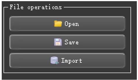 FNIRSi USB Meter Tool PC Software - File operations