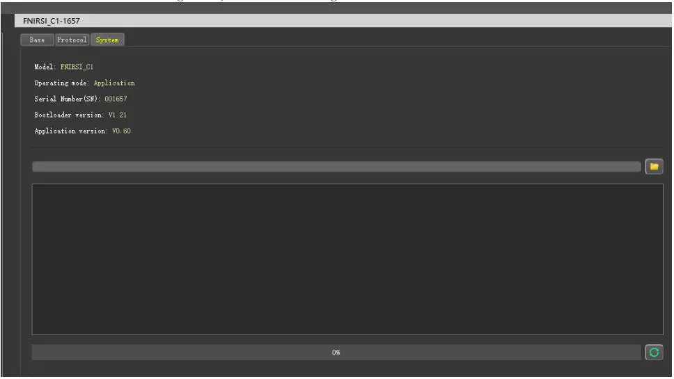 FNIRSi USB Meter Tool PC Software - system function
