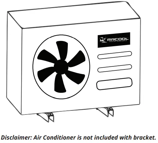 MRCOOL MB176 Mini-Split Condenser Mounting Bracket-fig10