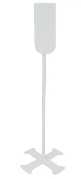 pulm ASTORIA-2-NL-W 4 ft Steel Sign Stand