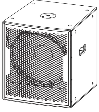 SOUND TOWN CARME-115BPW18SPW High Power Active Subwoofer-fig1