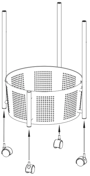 Aurora BSYCHD2B02W 13 in. W x 13 in. H x 30 in. D white Over the Toilet Storage - Figure 3