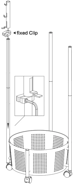 Aurora BSYCHD2B02W 13 in. W x 13 in. H x 30 in. D white Over the Toilet Storage - Figure 5