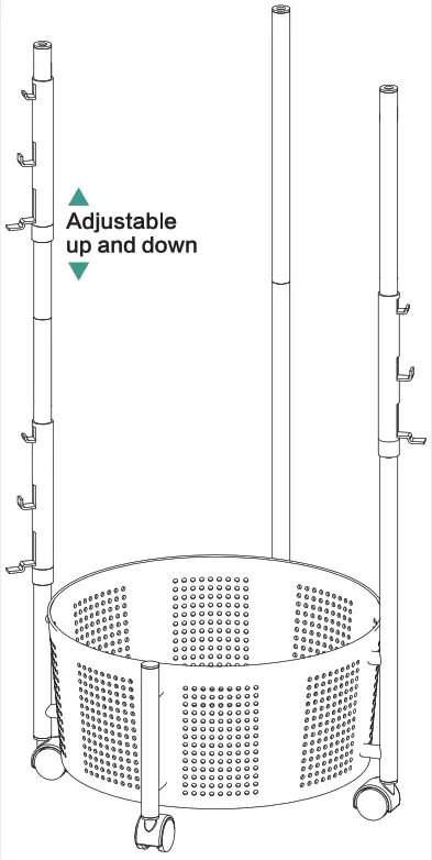 Aurora BSYCHD2B02W 13 in. W x 13 in. H x 30 in. D white Over the Toilet Storage - Figure 6