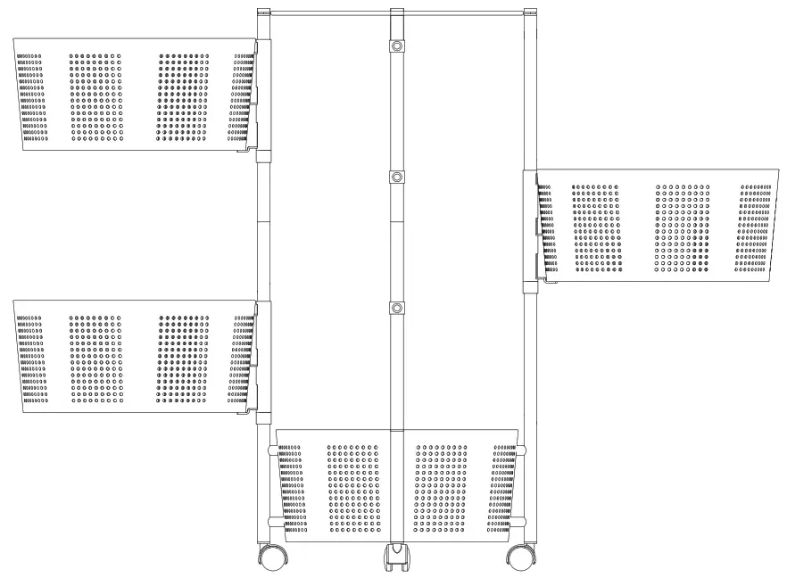Aurora BSYCHD2B02W 13 in. W x 13 in. H x 30 in. D white Over the Toilet Storage