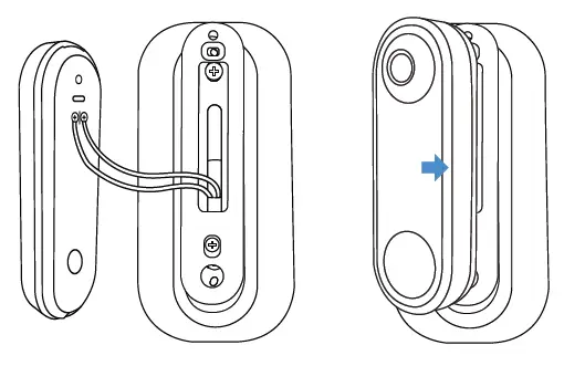 WASSERSTEIN-NestDB2BattPltBlkUSA-Wall-Plate-For-Google-Nest-Doorbell-fig-9