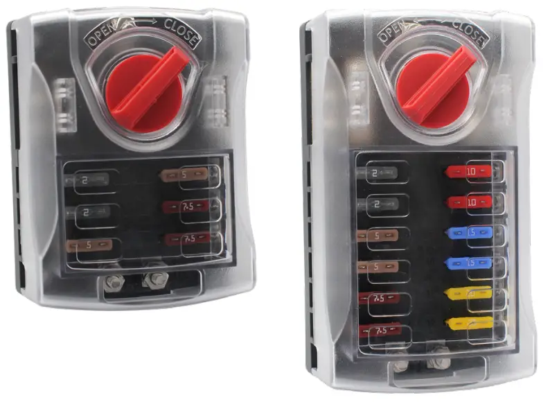 Littelfuse 880027 ST ATO Series Fuse Block with Ground Bus