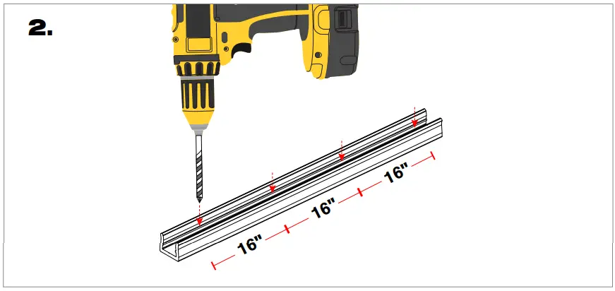Low Profile Pvc Mount Channel