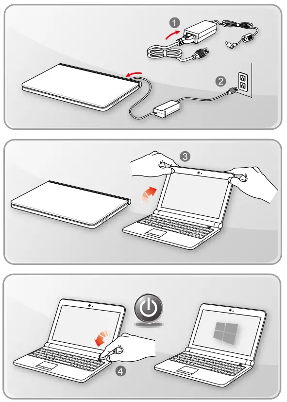 MSI Modern 15 A11ML-441NL Laptop - Use the Notebook