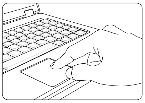 MSI Modern 15 A11ML-441NL Laptop - Use the Touchpad