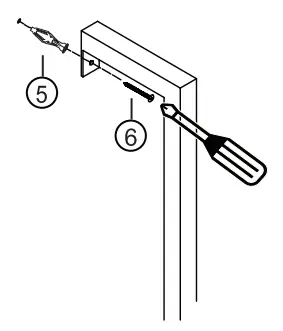 nathan james 65504 Theo Gray Oak 5-Shelf Ladder Bookcase - fig12
