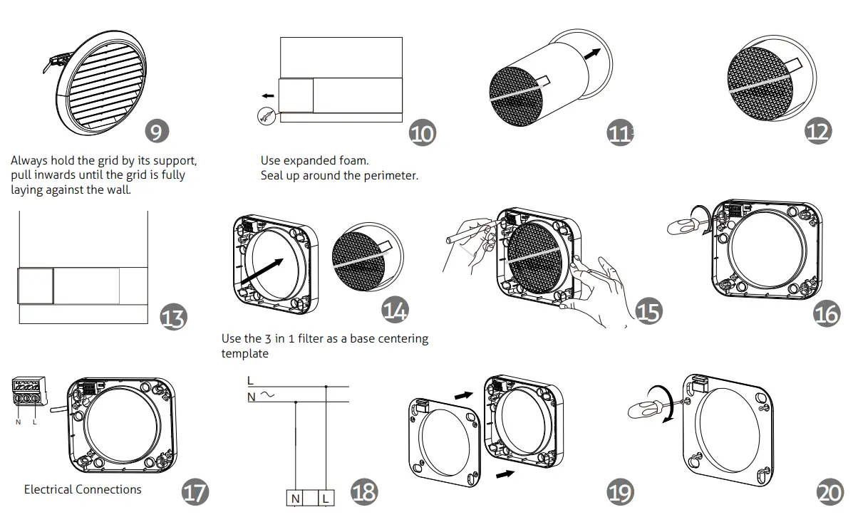 turbionaire trend Fresh & Purified Air Supply Unit - fig 4