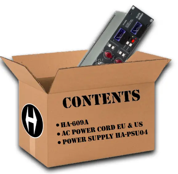 Heritage Audio HA 609A Dual Channel Class A Compressor-Limiter 1