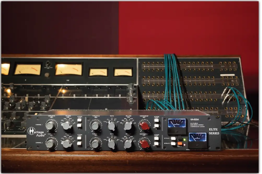 Heritage Audio HA 609A Dual Channel Class A Compressor-Limiter 10