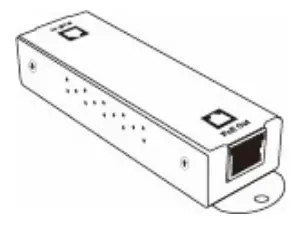 SECOMP 21131188 2-Port Gigabit PoE+ Extender