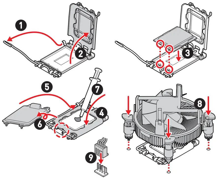 MSI PRO B660M A WIFI DDR4 Motherboard - CPU Socket