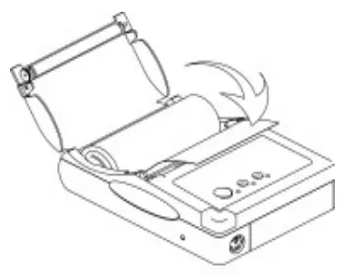 emit MTR4 Mini Time Recorder - Inserting new paper