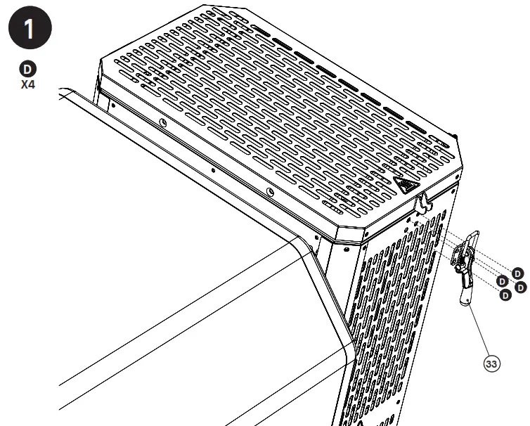 MASTERBUILT MB20042221 Digital Charcoal Grill Smoker - Assembly