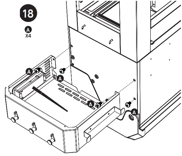 MASTERBUILT MB20042221 Digital Charcoal Grill Smoker - Assembly119