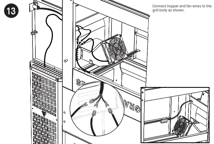 MASTERBUILT MB20042221 Digital Charcoal Grill Smoker - Assembly14