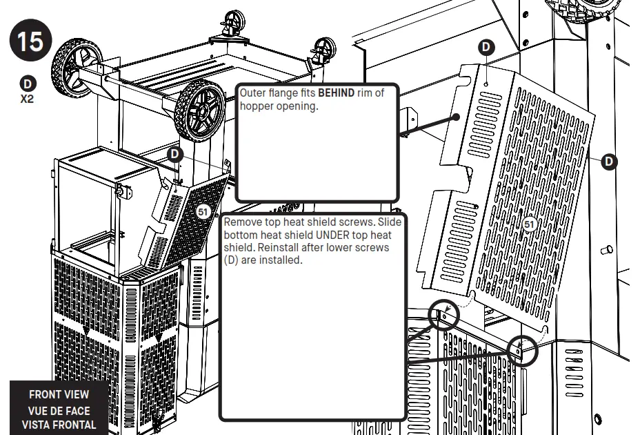 MASTERBUILT MB20042221 Digital Charcoal Grill Smoker - Assembly16