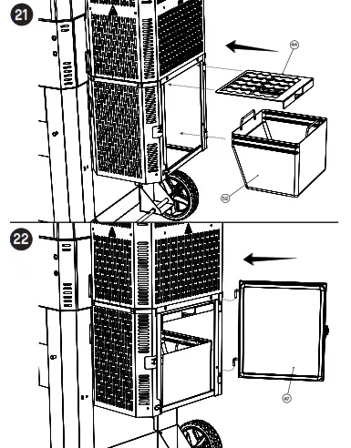 MASTERBUILT MB20042221 Digital Charcoal Grill Smoker - Assembly23