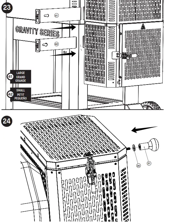 MASTERBUILT MB20042221 Digital Charcoal Grill Smoker - Assembly24