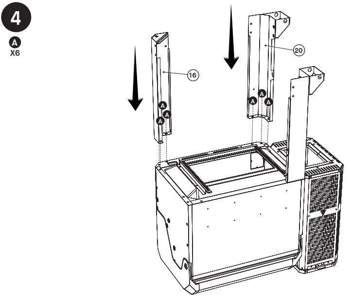 MASTERBUILT MB20042221 Digital Charcoal Grill Smoker - Assembly3