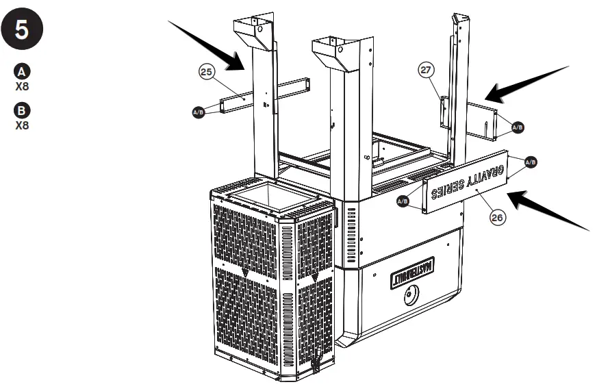 MASTERBUILT MB20042221 Digital Charcoal Grill Smoker - Assembly4