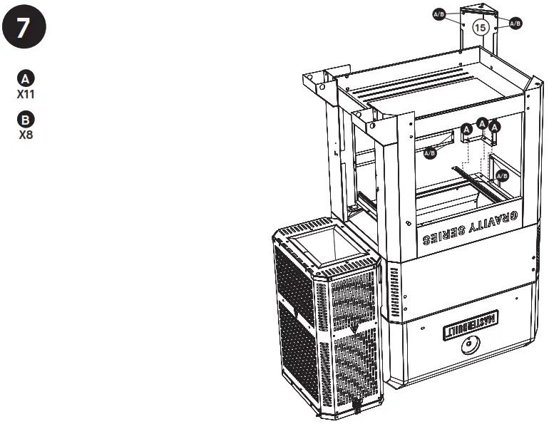 MASTERBUILT MB20042221 Digital Charcoal Grill Smoker - Assembly6