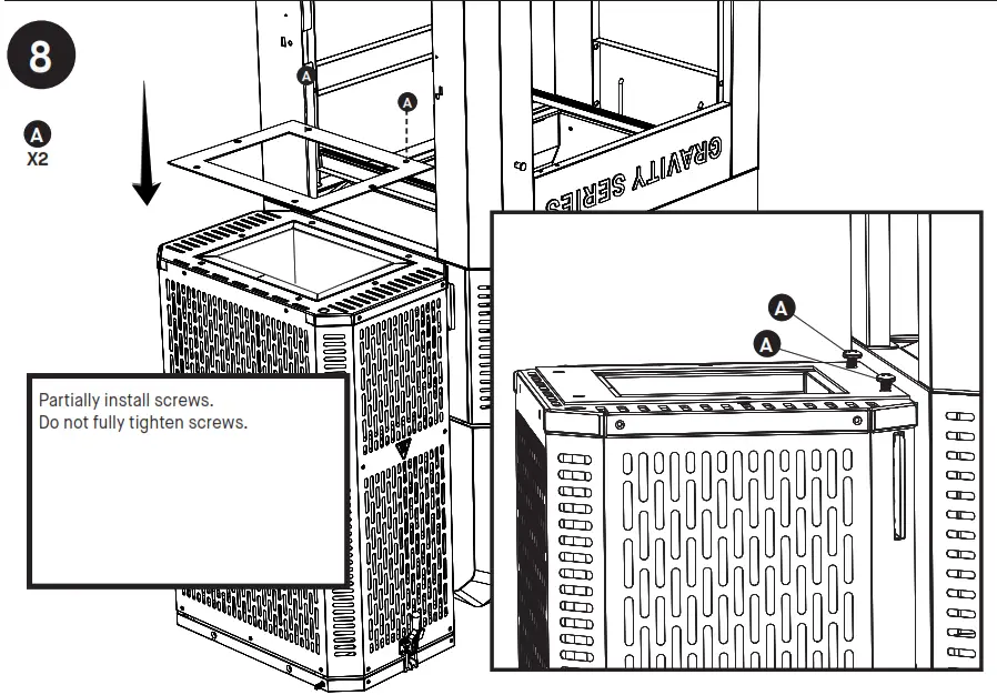 MASTERBUILT MB20042221 Digital Charcoal Grill Smoker - Assembly8