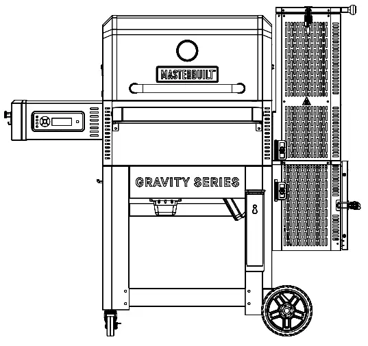 MASTERBUILT MB20042221 Digital Charcoal Grill Smoker