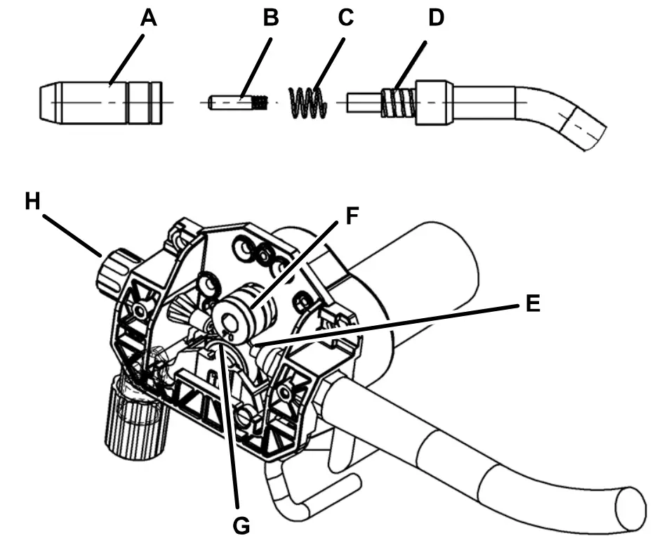 ESAB Caddy Mig C160i 230V Welder Machine - PARTS 1