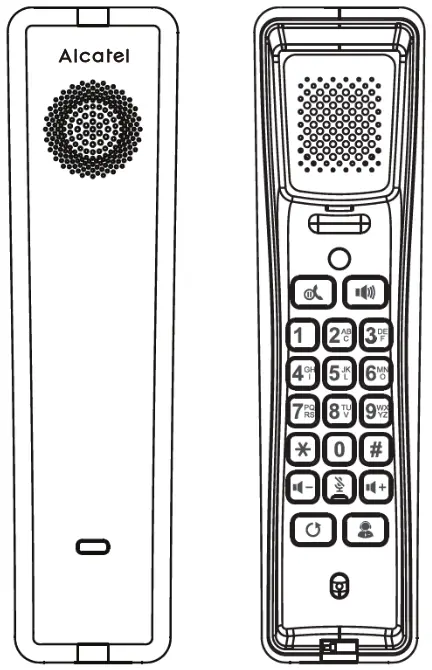 Alcatel Temporis IP10 Corded SIP Phone - Temporis