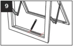 Z-Wave STRIPS Door and Window Sensor - 9
