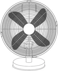 Russell Hobbs RHMDF1211CH 12" Chrome Desk Fan