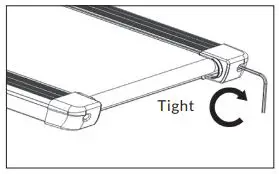 MEDIC ELITE FOLDING TREADMILL User Manual - Running with a Right Bias
