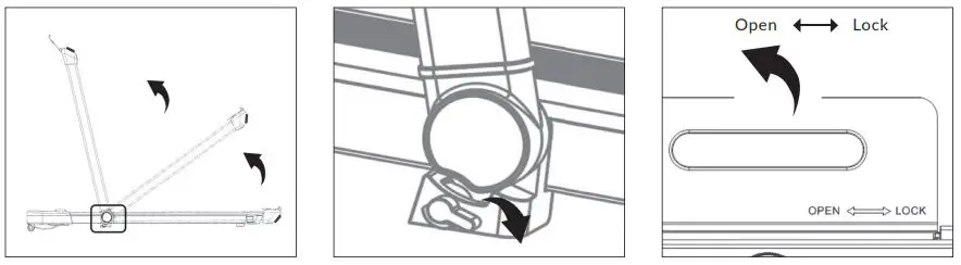 MEDIC ELITE FOLDING TREADMILL User Manual - STEPS FOR COLUMN HANDRAIL ASSEMBLY