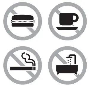 microlife BP B3 AFIB Advanced Blood Pressure Machine--Avoid eating