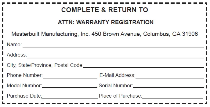 WARRANTY INFORMATION
