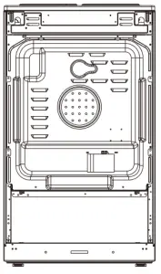 ESSENTIALS CFSE60W17 60cm Freestanding Electric Cooker - Electrical Connection 1