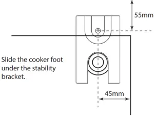 ESSENTIALS CFSE60W17 60cm Freestanding Electric Cooker - Rear Wall 1