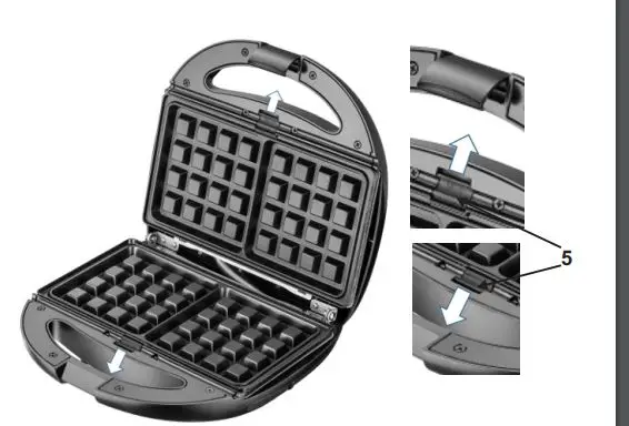 ADLER AD 3040 Sandwich Maker fig 3